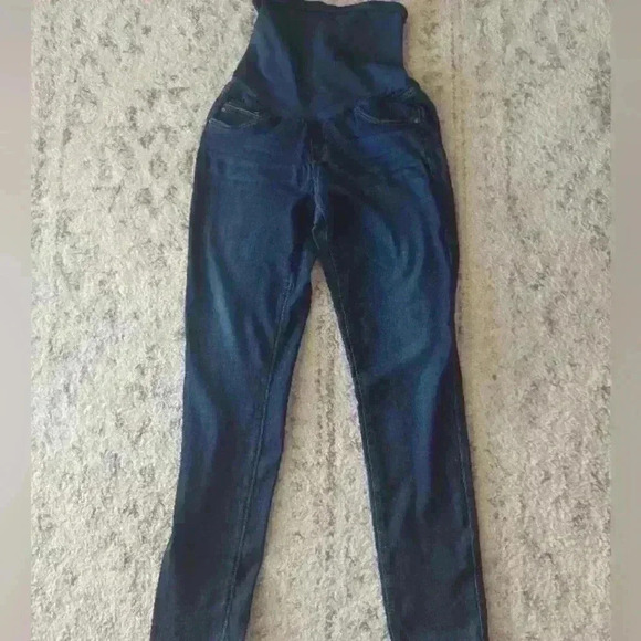 Adriano Goldschmied Women's Dark Wash Skinny Maternity Jean 30R - Picture 3 of 14